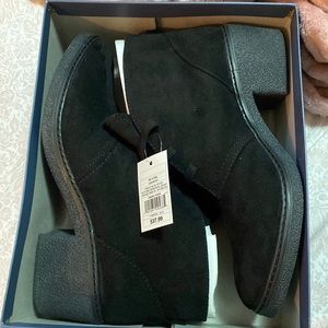 Universal Thread Lucia Black Booties with Shoestrings Size 11 Brand New NWT